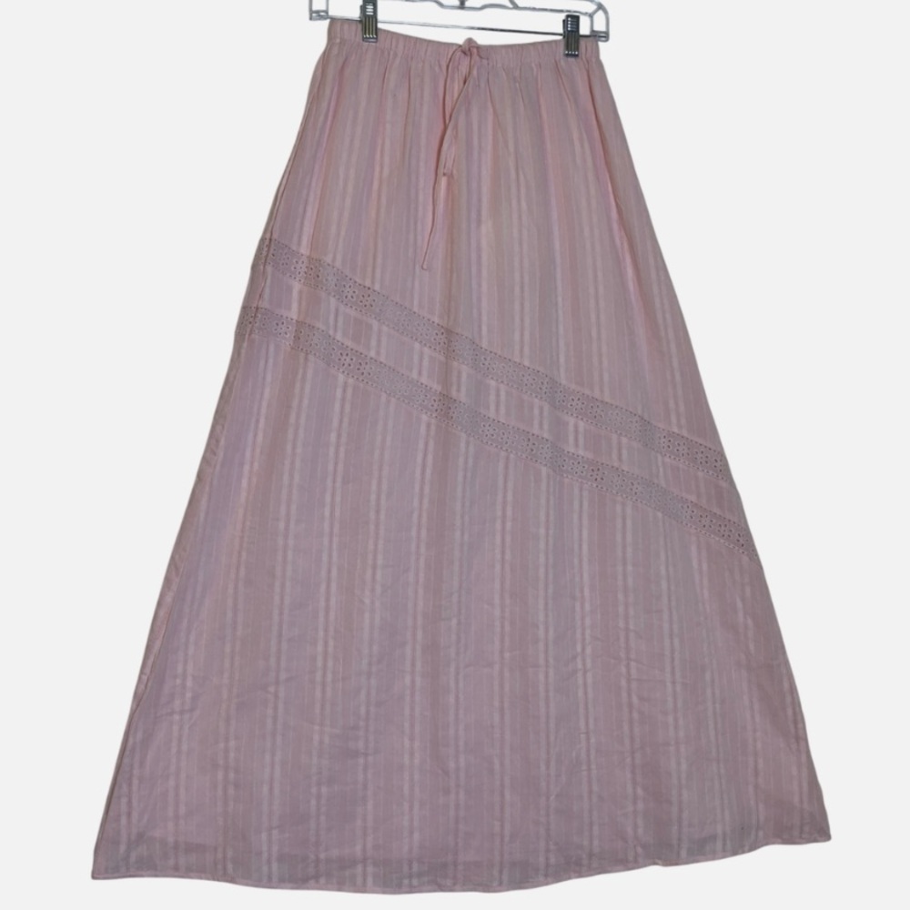 NEW Peppermayo Maxi Skirt Blush Pink Festival Boho Cottage Beach Hippie 4 - Picture 5 of 6